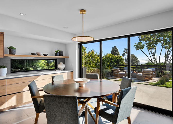 Mid-Century Modern Remodel Home Dining Area