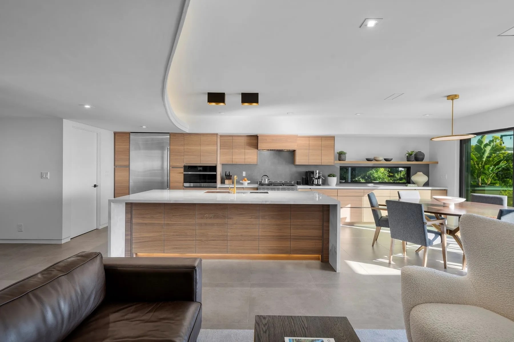 Mid-Century Modern Remodel Home Living Area