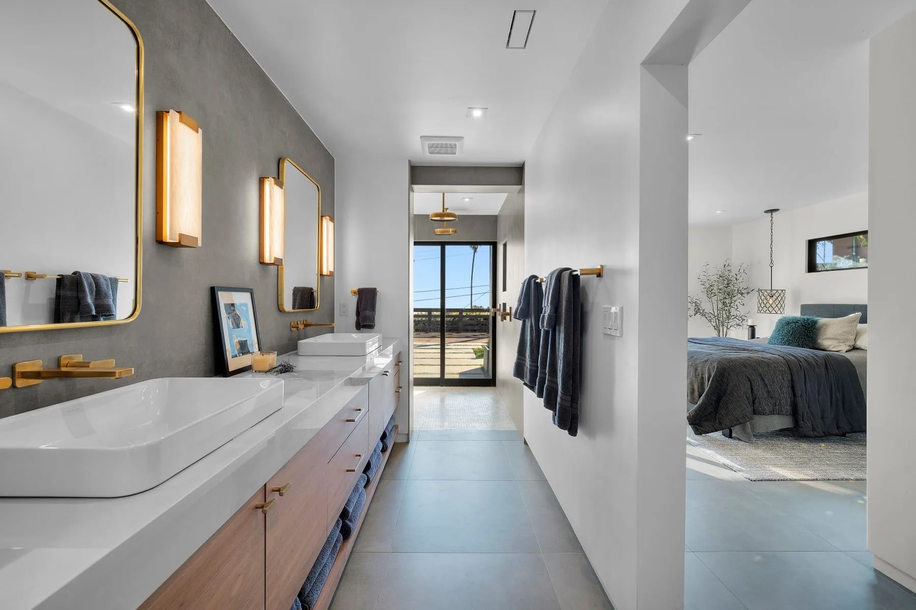 Mid-Century Modern Remodel Home Master Suite