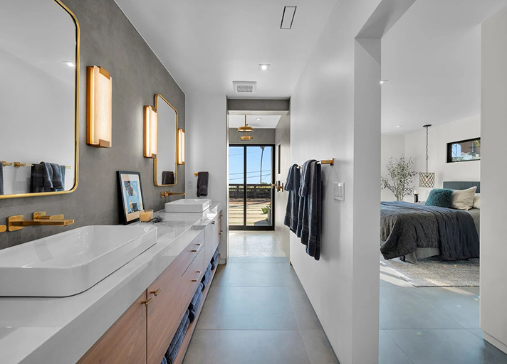 Mid-Century Modern Remodel Home Master Suite