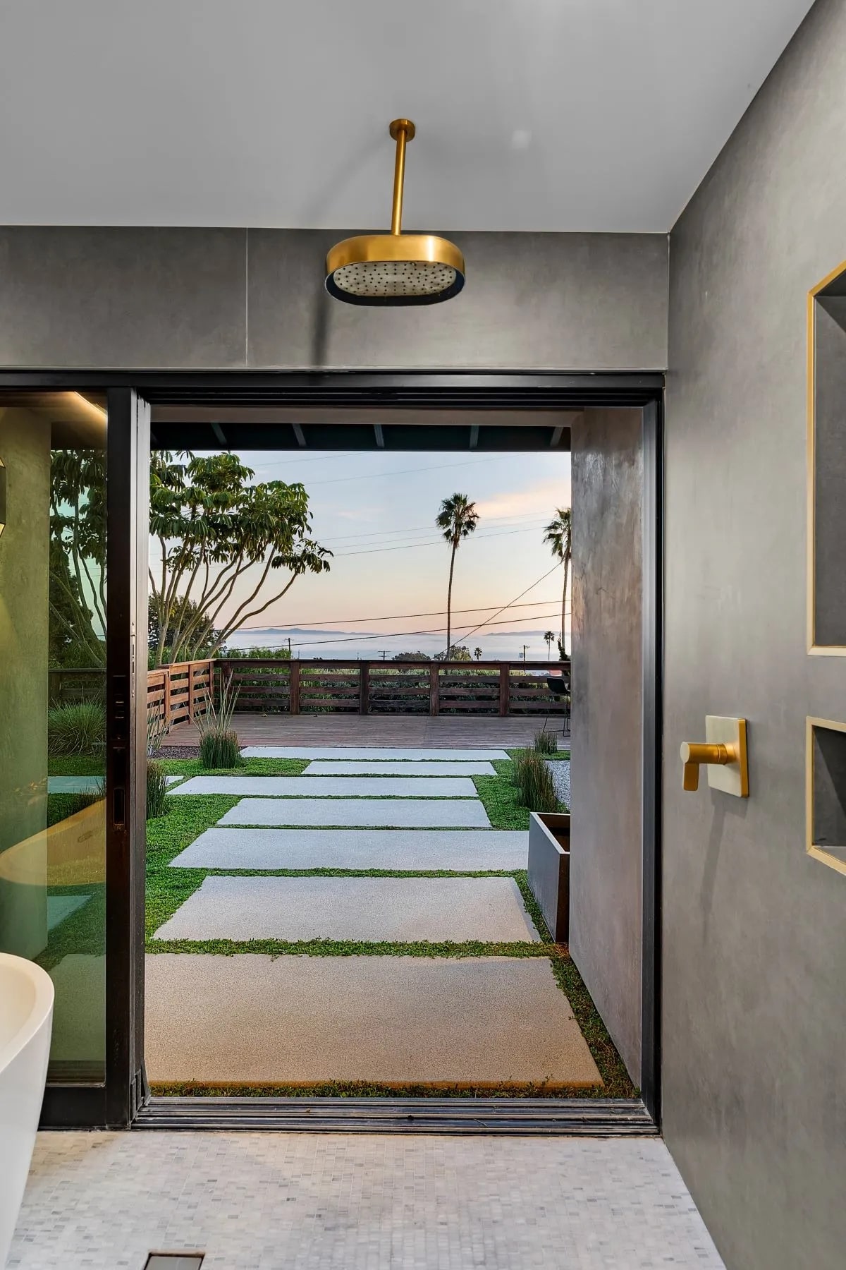 Mid-Century Modern Remodel Home Bathroom View