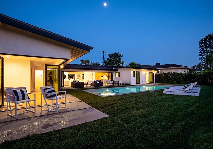 Affordable residential architect exterior pool 3