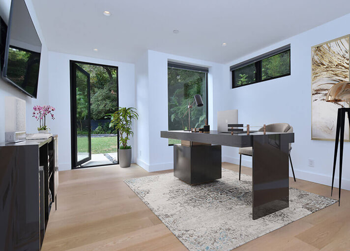 Modern style home office