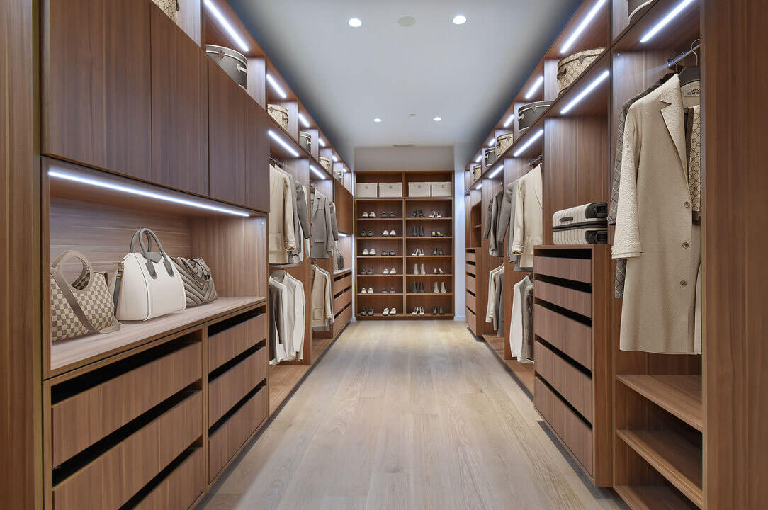 Huge master closet
