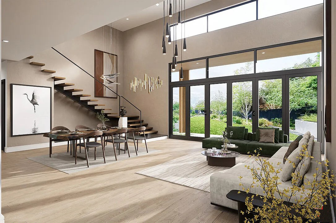 New Modern Contemporary Home Seating Area