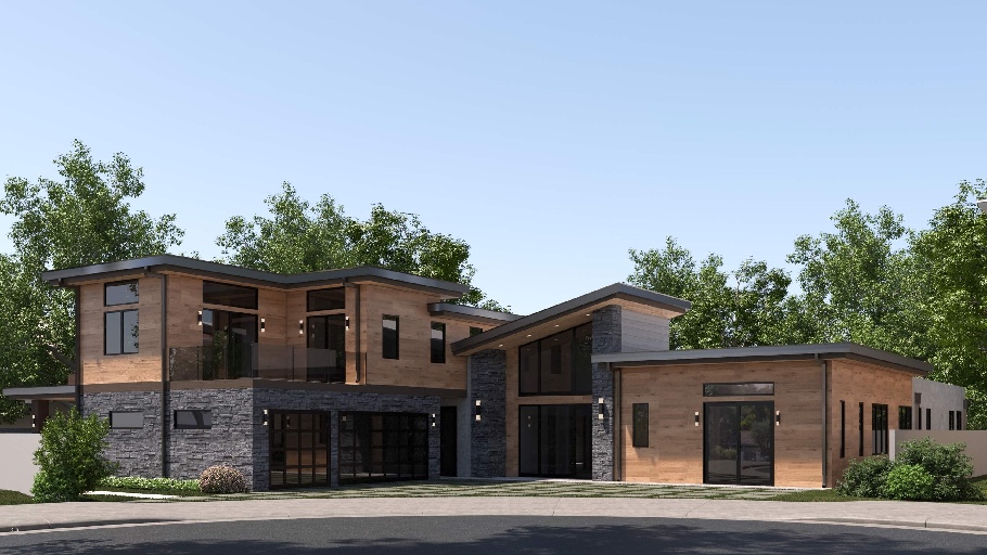 Architect Design Modern Farmhouse Front Exterior