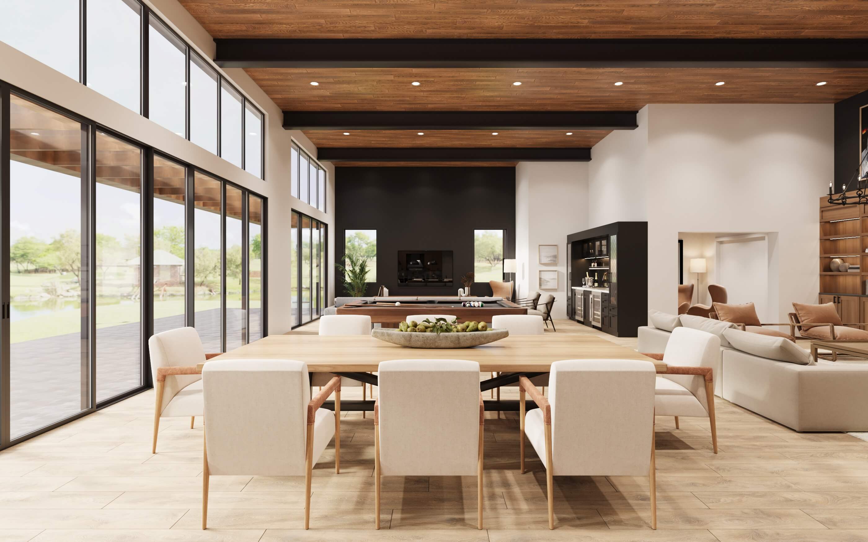 Architect Design Modern Farmhouse Dining Area