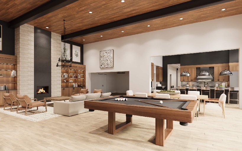 Architect Design Modern Farmhouse Family Room