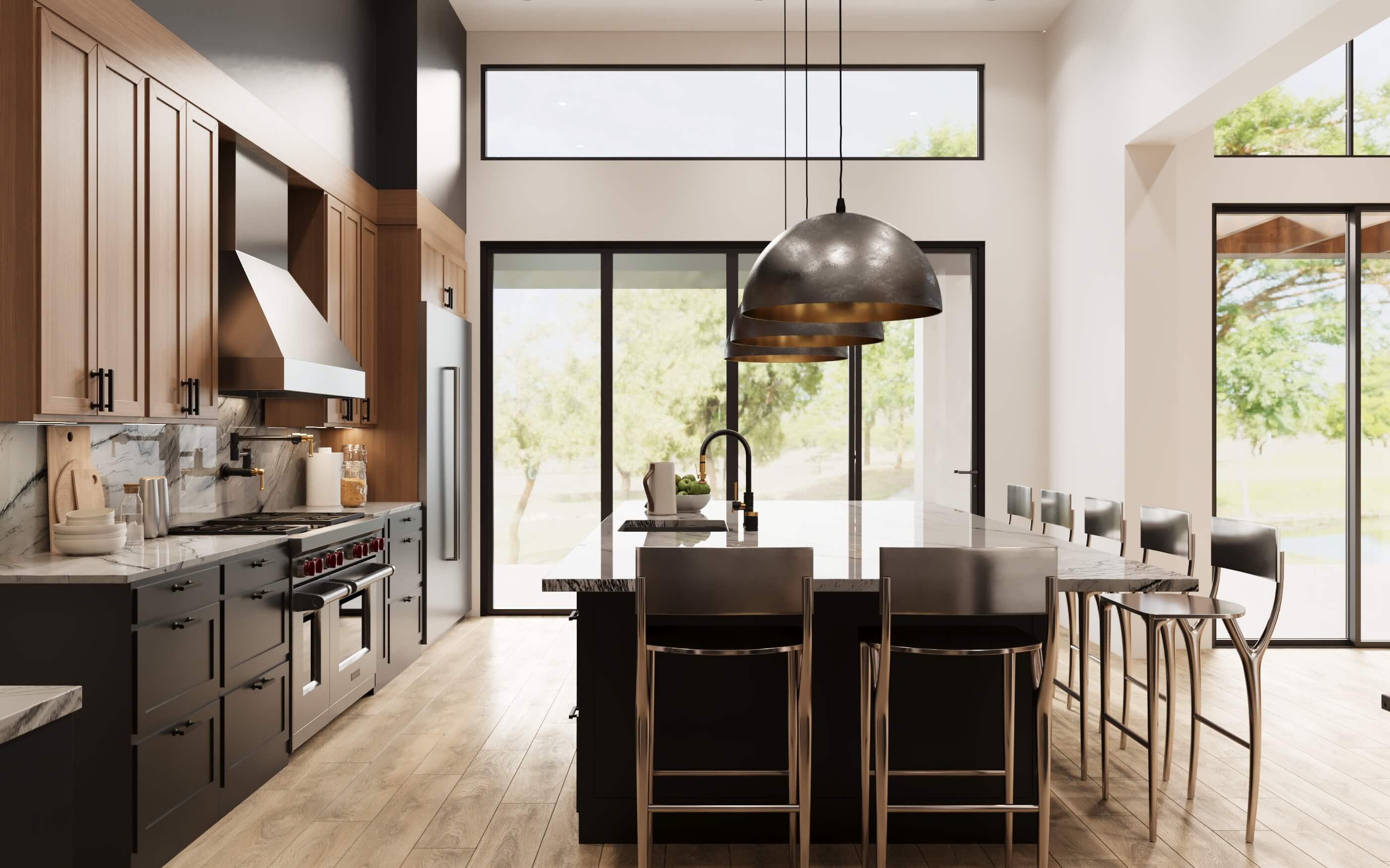 Architect Design Modern Farmhouse Kitchen