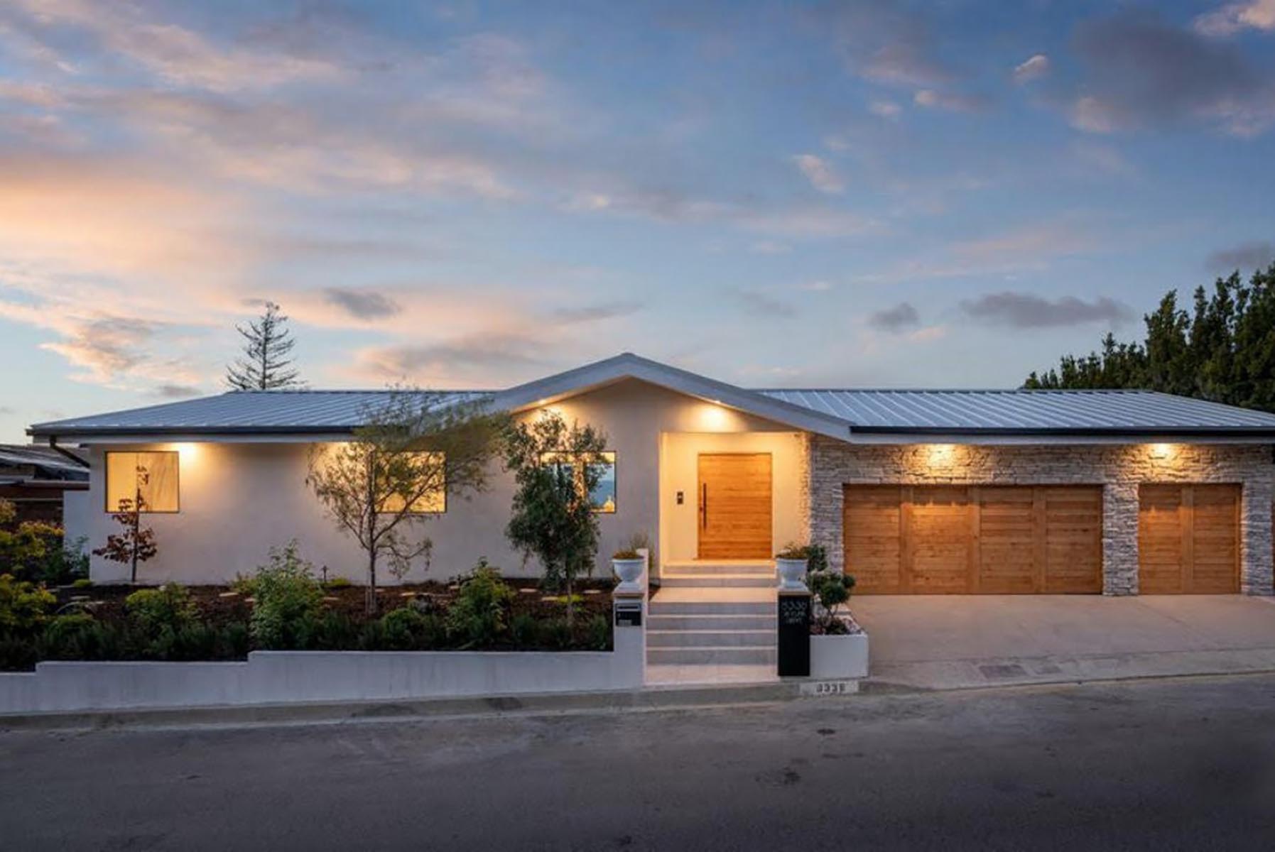 Home remodel plans Los Angeles modern contemporary exterior 4