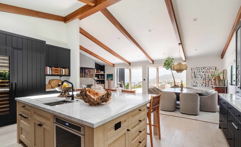 Los Angeles residential architect house design plans great room